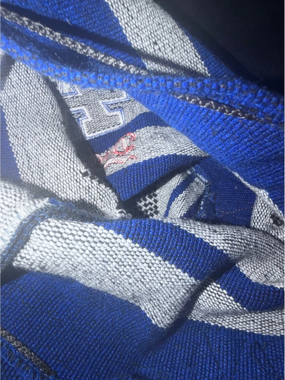 MLB Los Angeles Dodgers Knit Backpack Blue and Gray